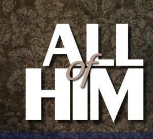 All of Him - lettering (brown background)